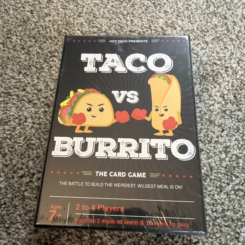 Taco vs Burrito Card Game - New Sealed